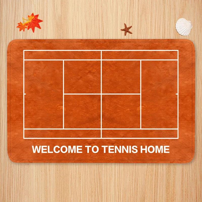 Badminton Zone - Sports Theme Carpet Mat Tennis Badminton