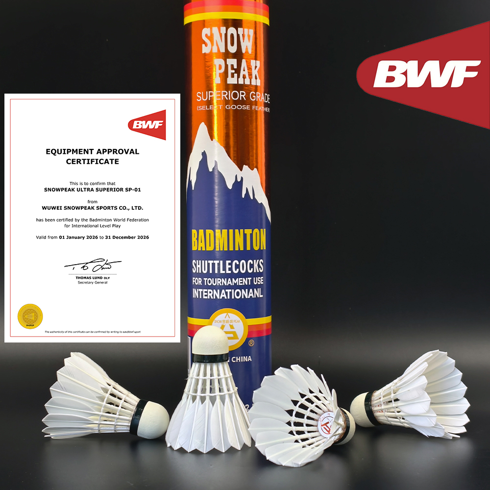 Badminton Bwf - SP-01 Professional Tournament Grade Goose Feather