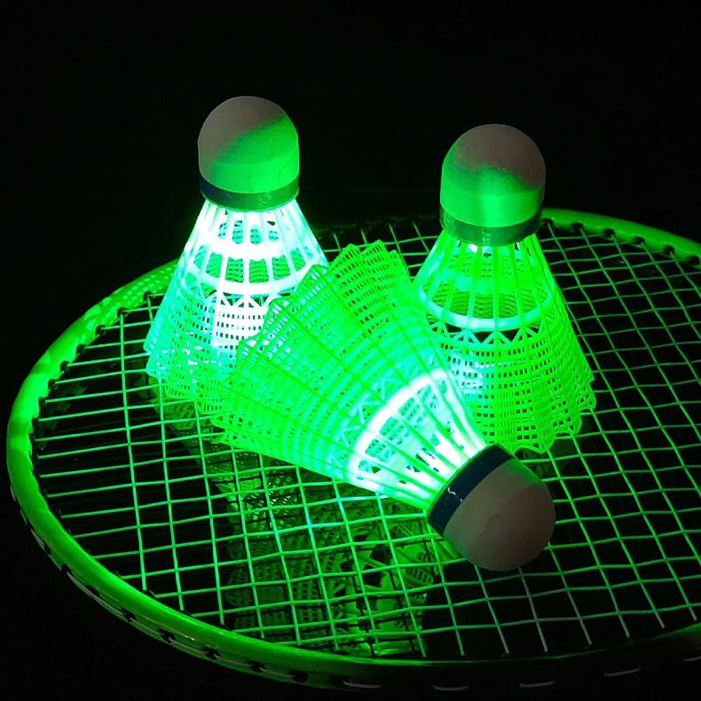 Badminton Bwf - Light-up LED Badminton Glowing Lighting Balls