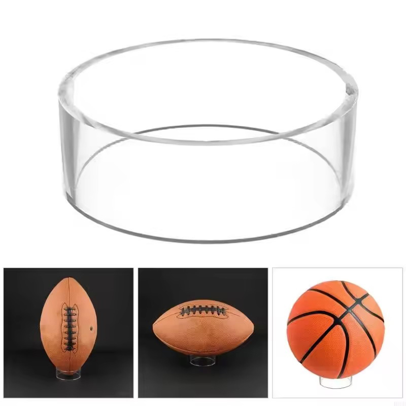 Badminton Zone - Acrylic Ball Stand Clear Round Display