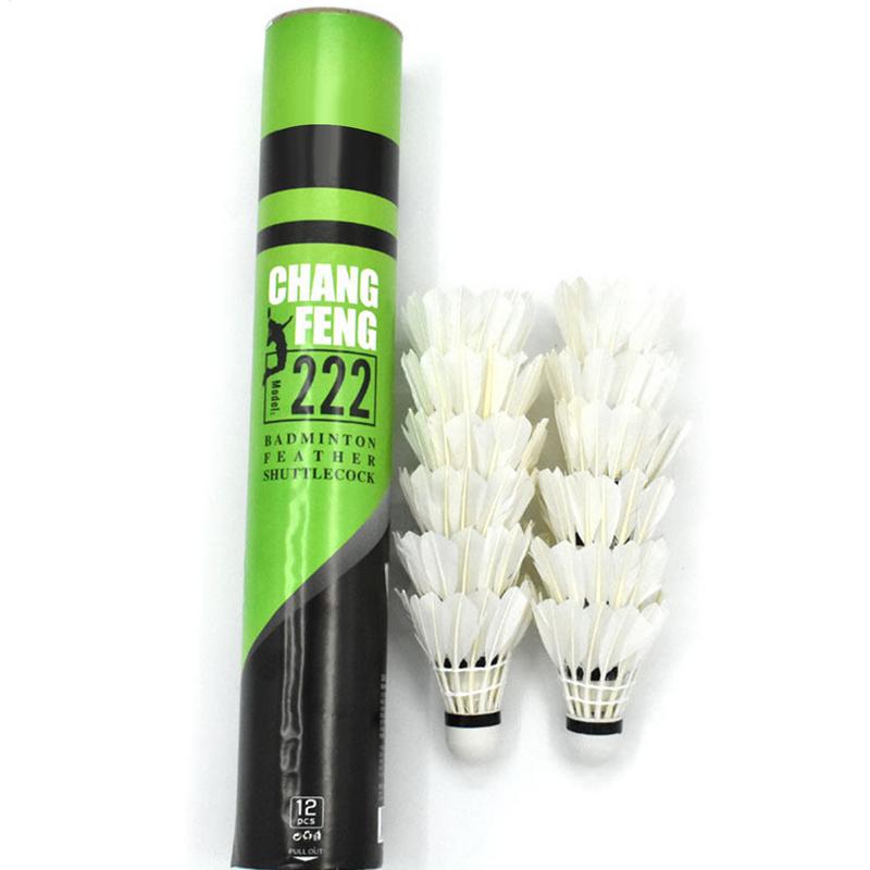 12Pc Badminton Shuttlecock Fea - Badminton Raket ulasan dan harga