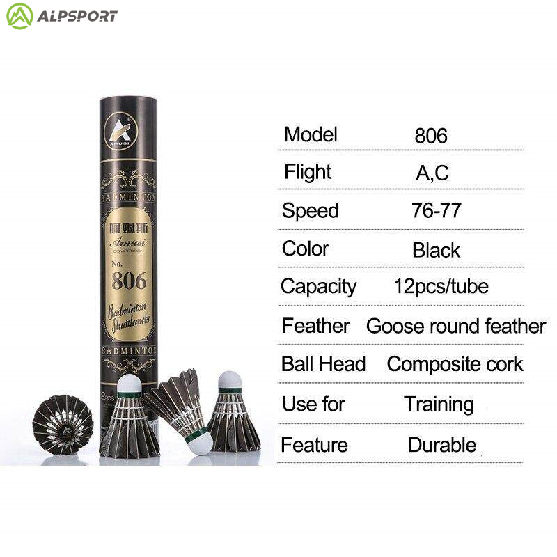 ALP 806 Badminton Shuttlecocks - Badminton Bwf ulasan dan harga