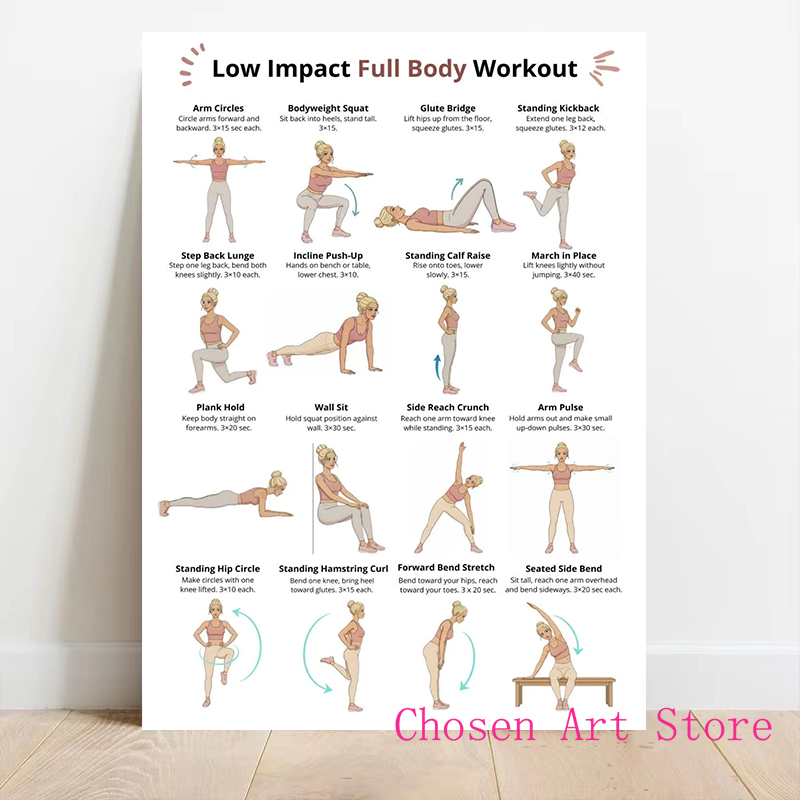 Fitness Exercise Schedule Post - Badminton Poster ulasan dan harga