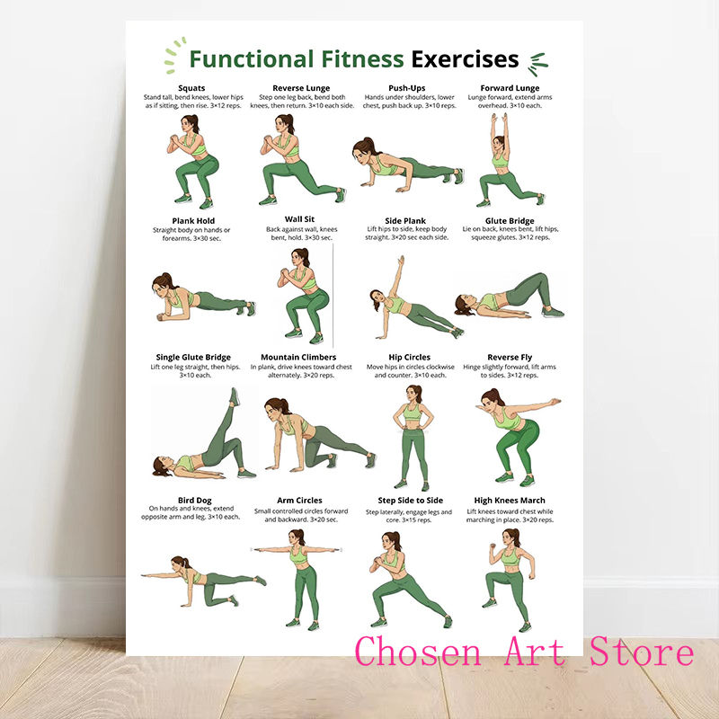 Fitness Exercise Schedule Post - Badminton Poster ulasan dan harga