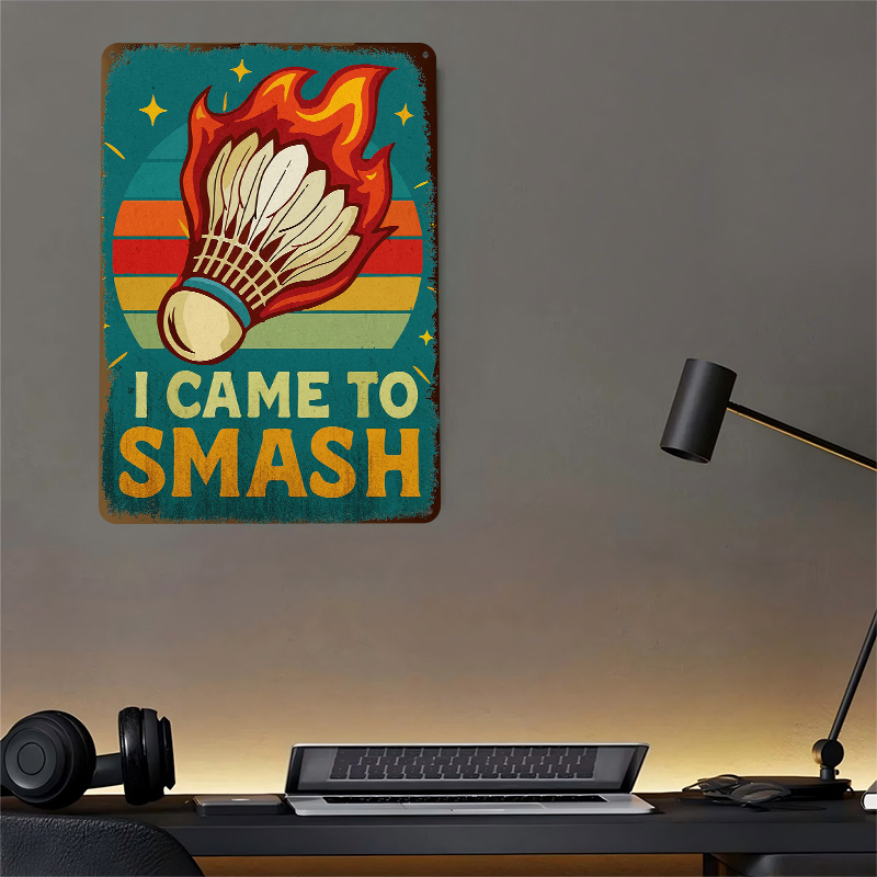 Vintage Funny Badminton Joke 3 - Badminton Poster ulasan dan harga