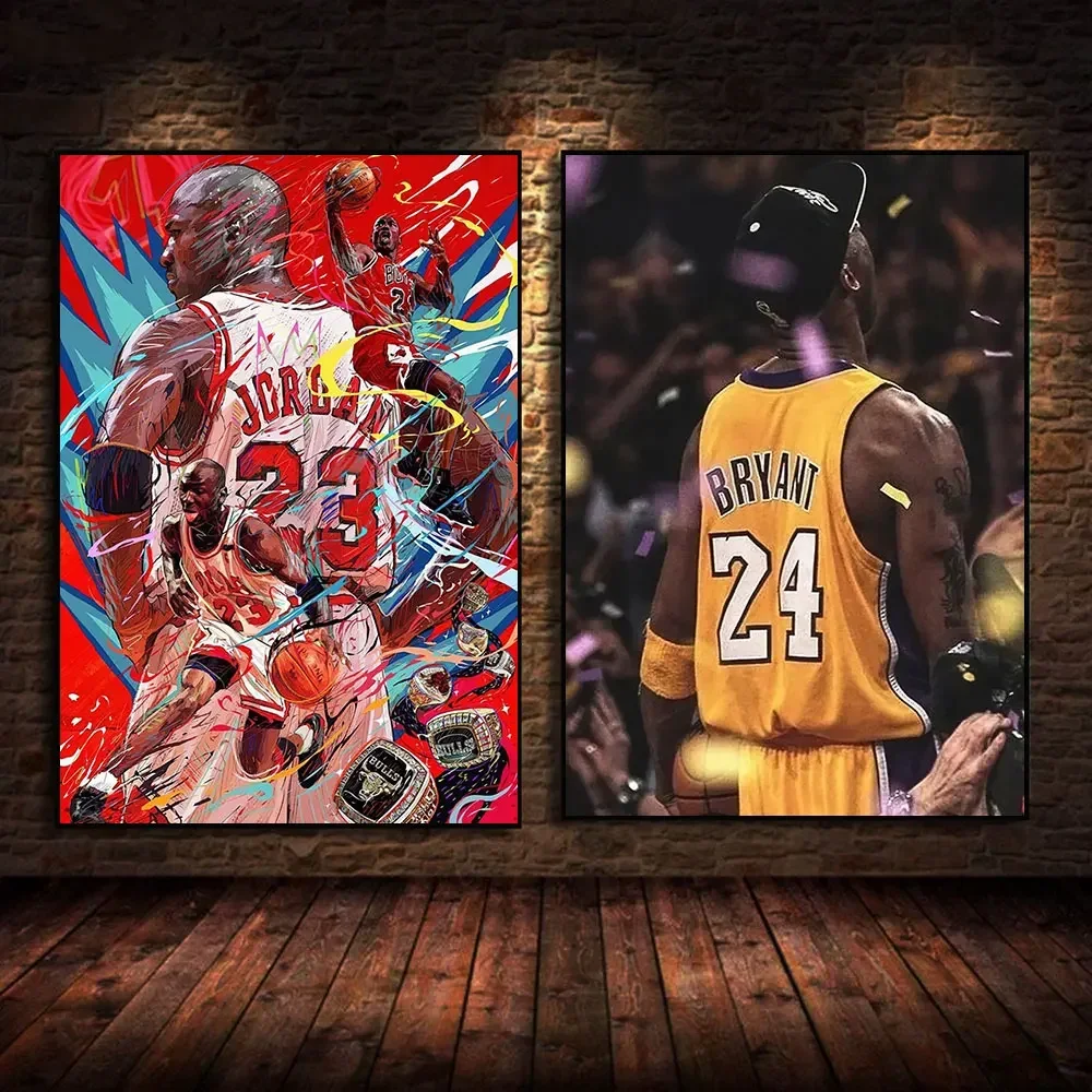 Basketball Legends Canvas Art  - Badminton Zone ulasan dan harga