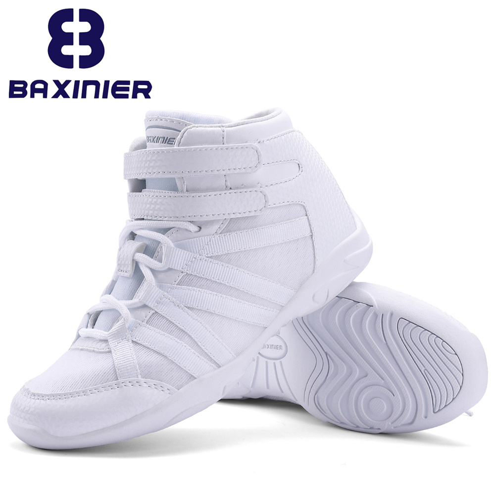 BAXINIER Girls White High Top  - Badminton Youth ulasan dan harga