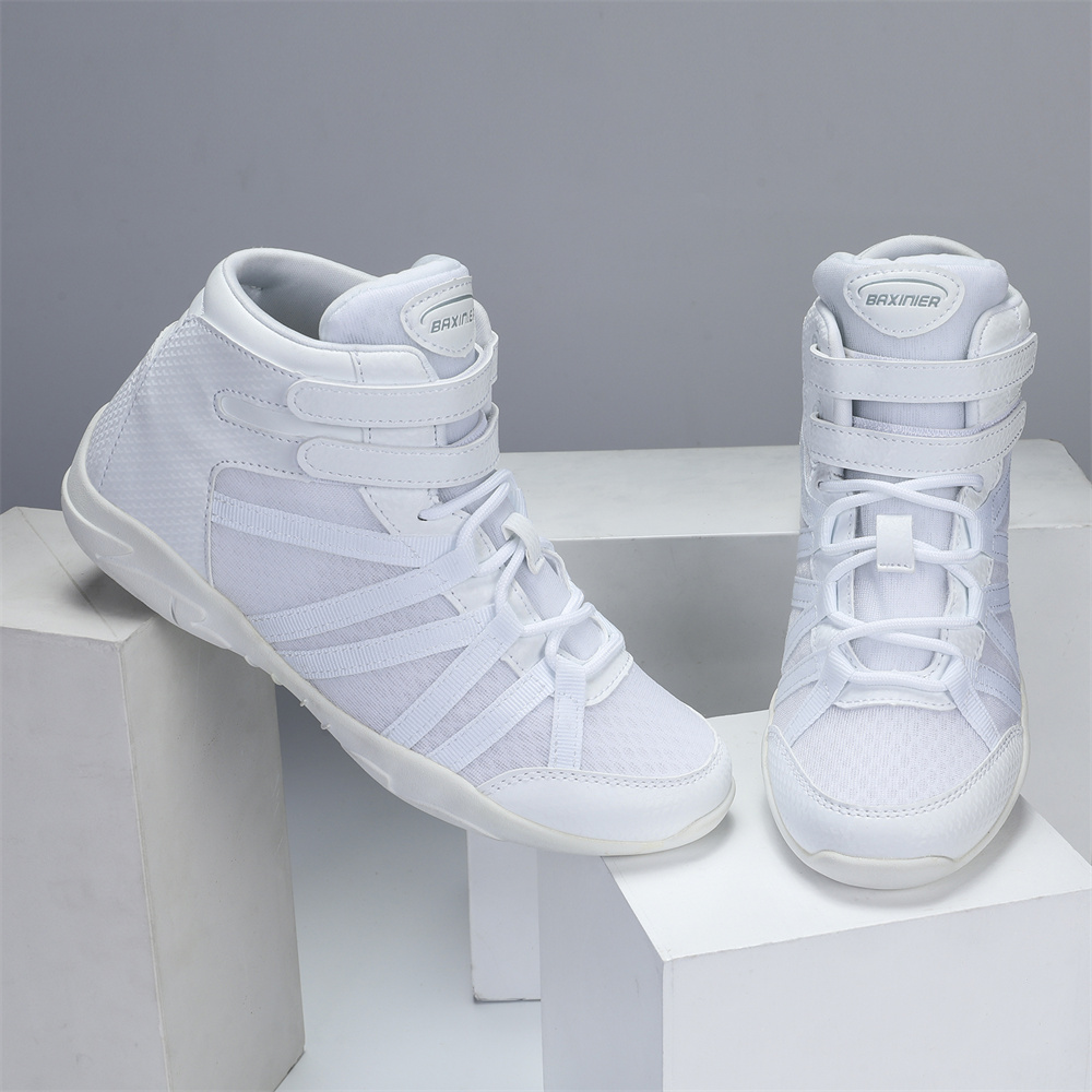BAXINIER Girls White High Top  - Badminton Youth ulasan dan harga
