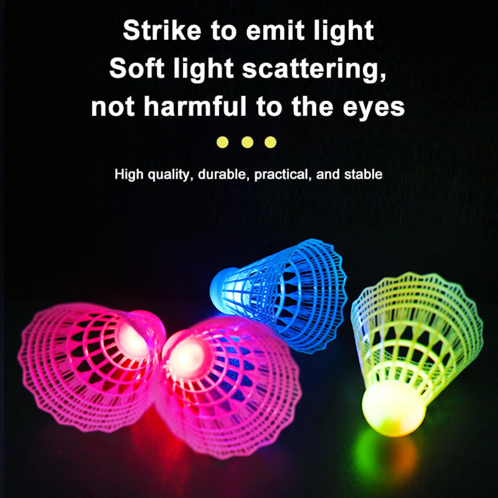 3Pcs LED Badminton Ball Glowin - Badminton Bwf ulasan dan harga