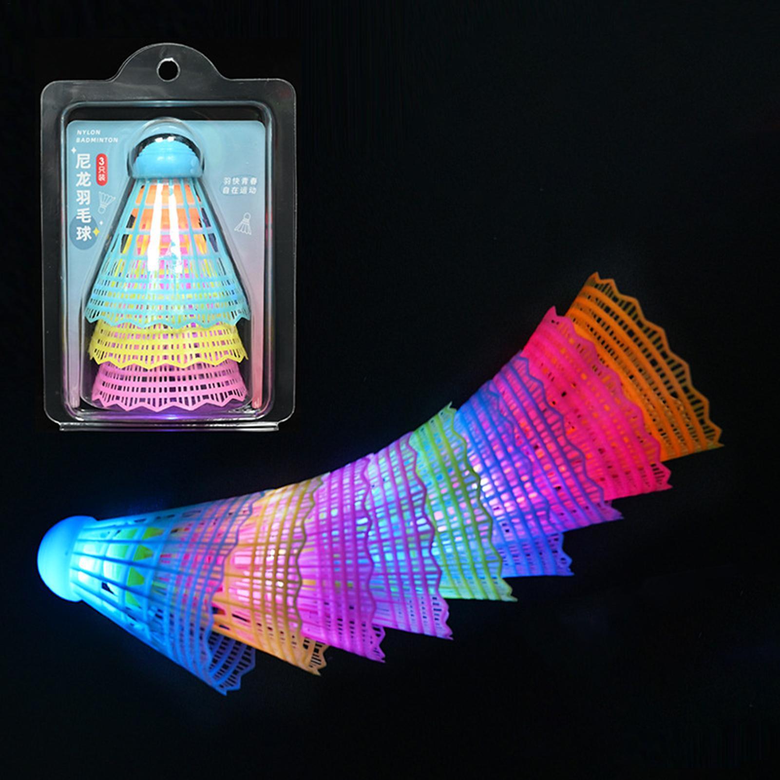 3Pcs LED Badminton Ball Glowin - Badminton Bwf ulasan dan harga