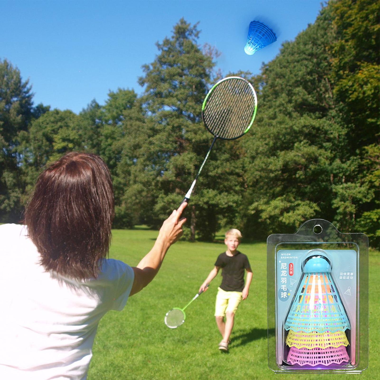 3Pcs LED Badminton Ball Glowin - Badminton Bwf ulasan dan harga