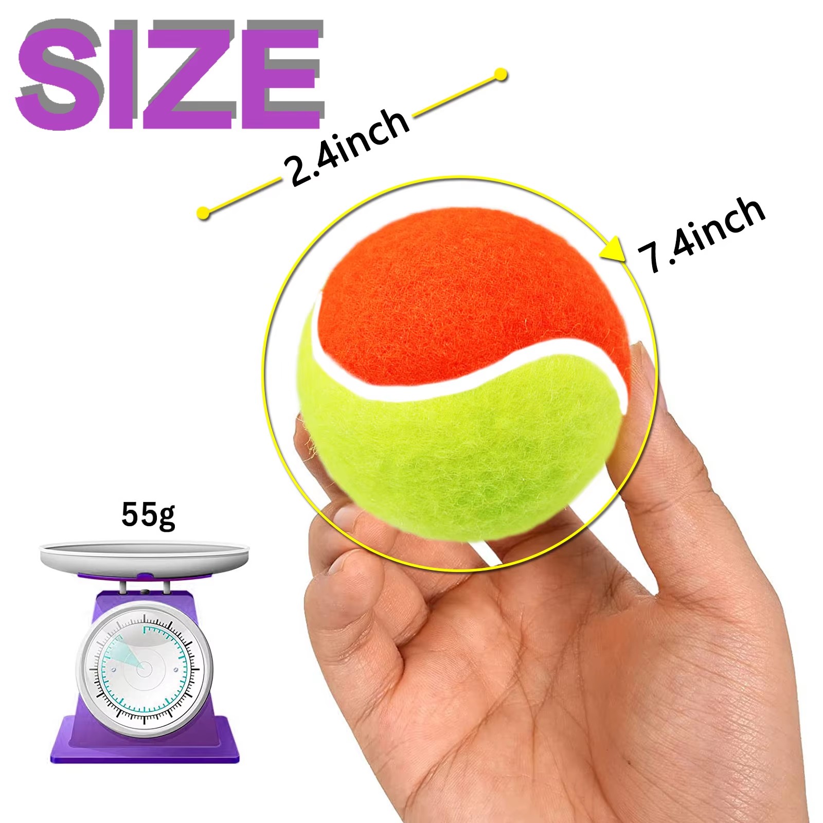6pcs Kids Tennis Balls Set Sof - Badminton Youth ulasan dan harga