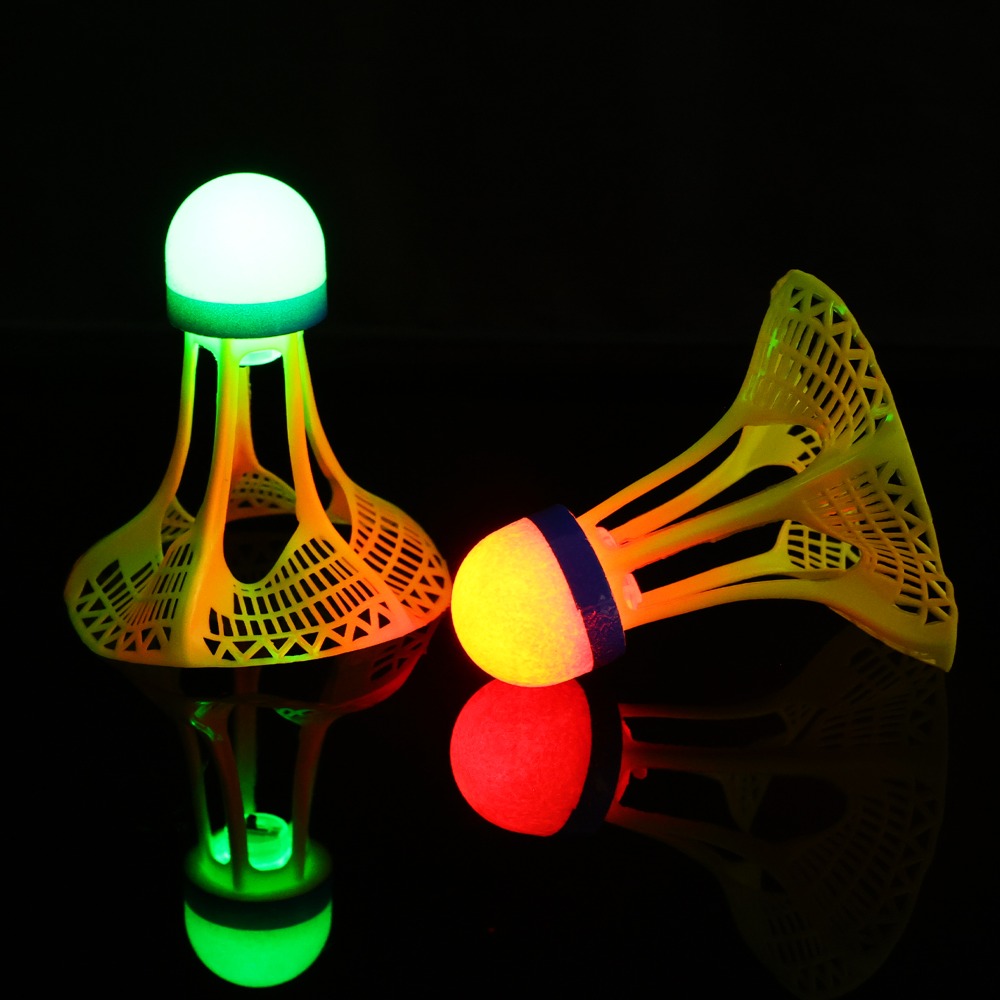 12-1pcs LED Light-up Badminton - Badminton Bwf ulasan dan harga