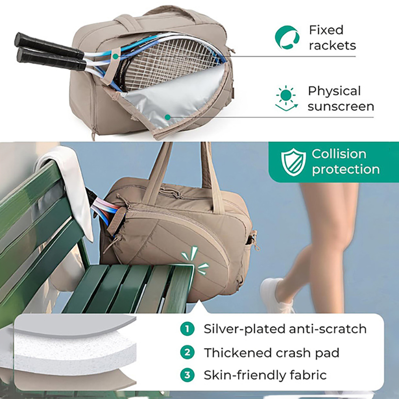 Tennis Badminton Rackets Bag L - Badminton Xxl ulasan dan harga