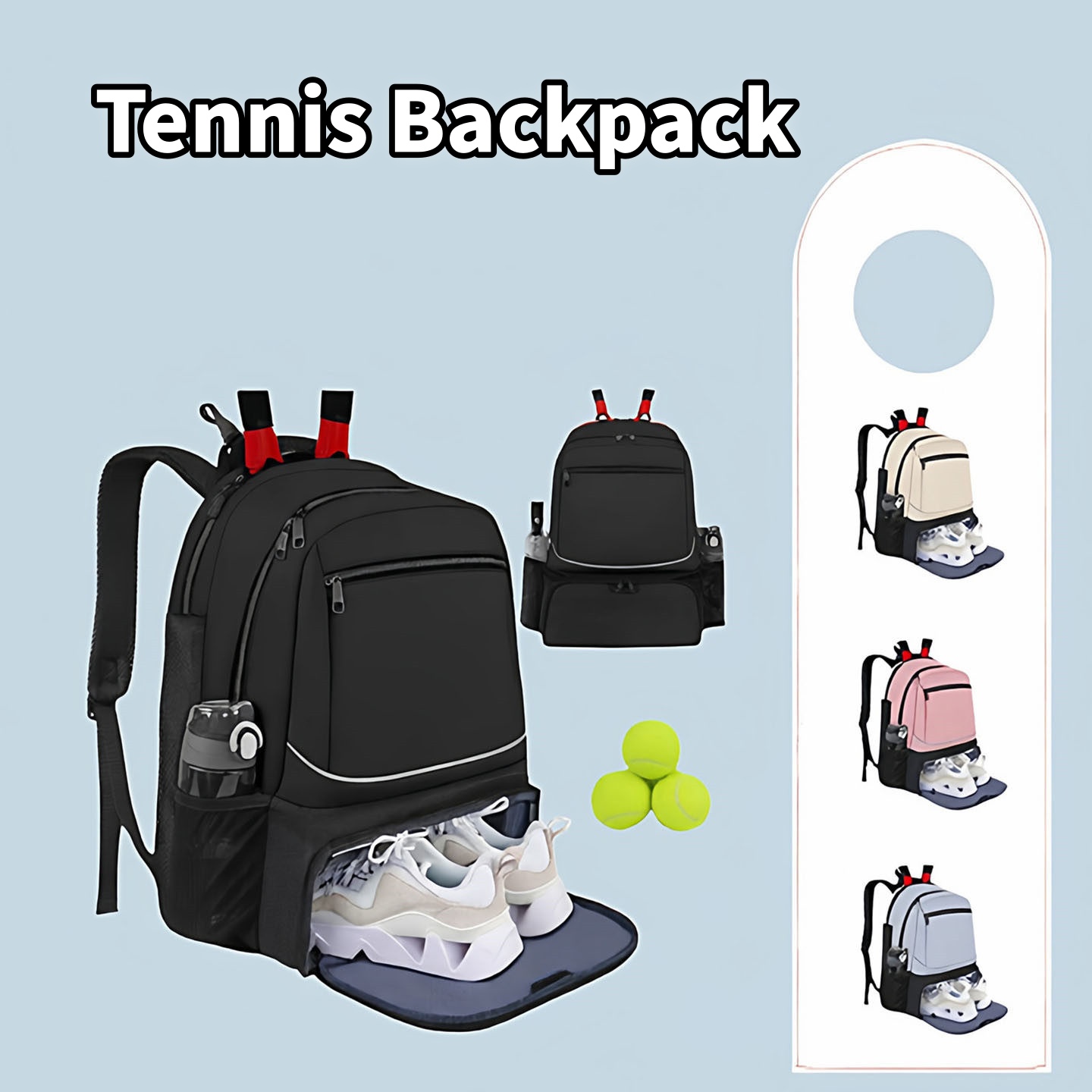 Tennis Backpack Large Capacity - Badminton Xxl ulasan dan harga