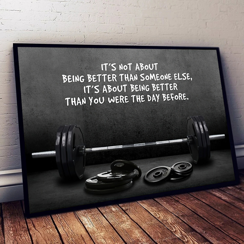 Modern Motivating Quote Sports - Badminton Poster ulasan dan harga