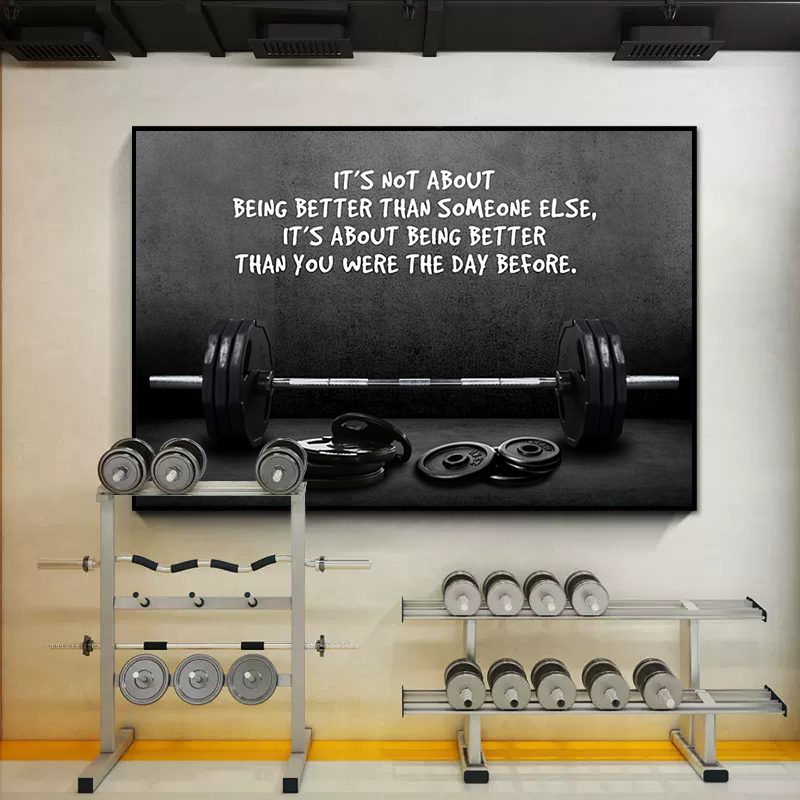 Modern Motivating Quote Sports - Badminton Poster ulasan dan harga