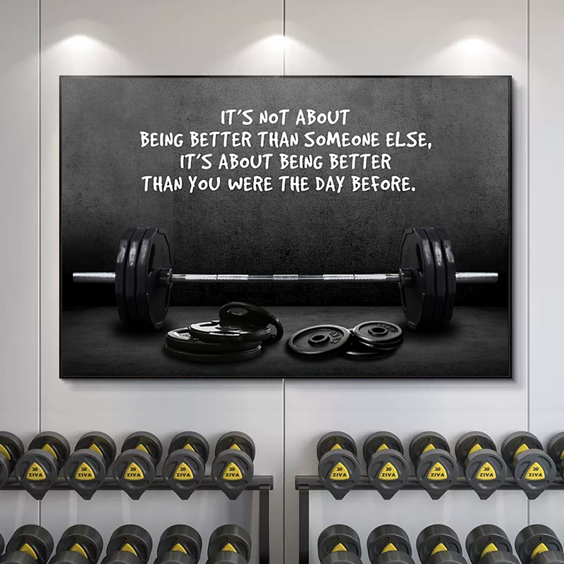 Modern Motivating Quote Sports - Badminton Poster ulasan dan harga