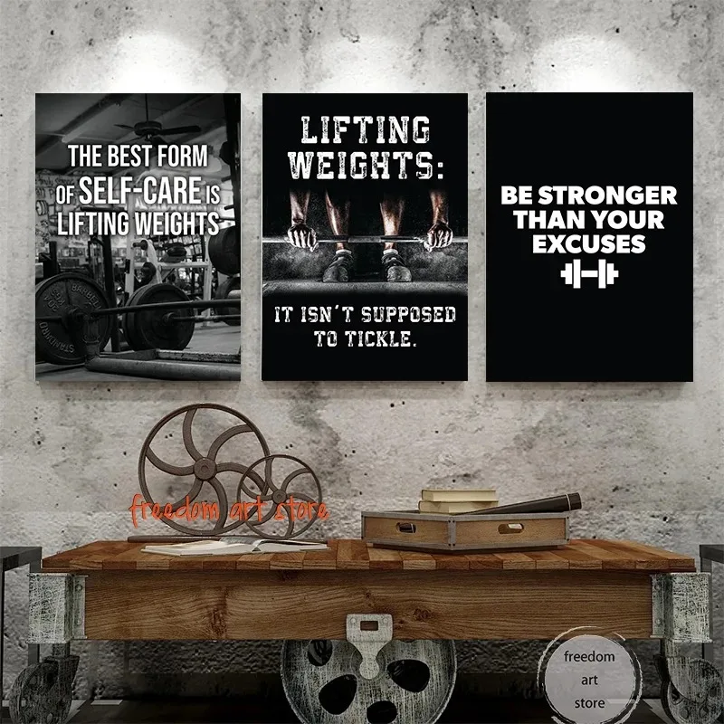 Gym Motivation Muscle Man Body - Badminton Poster ulasan dan harga