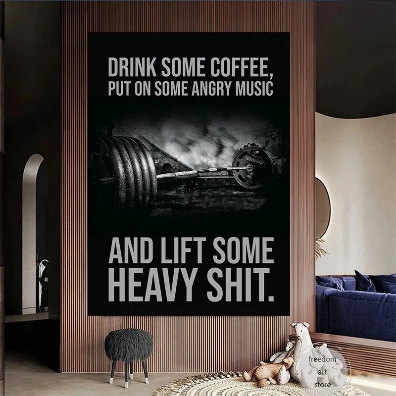 Gym Motivation Muscle Man Body - Badminton Poster ulasan dan harga