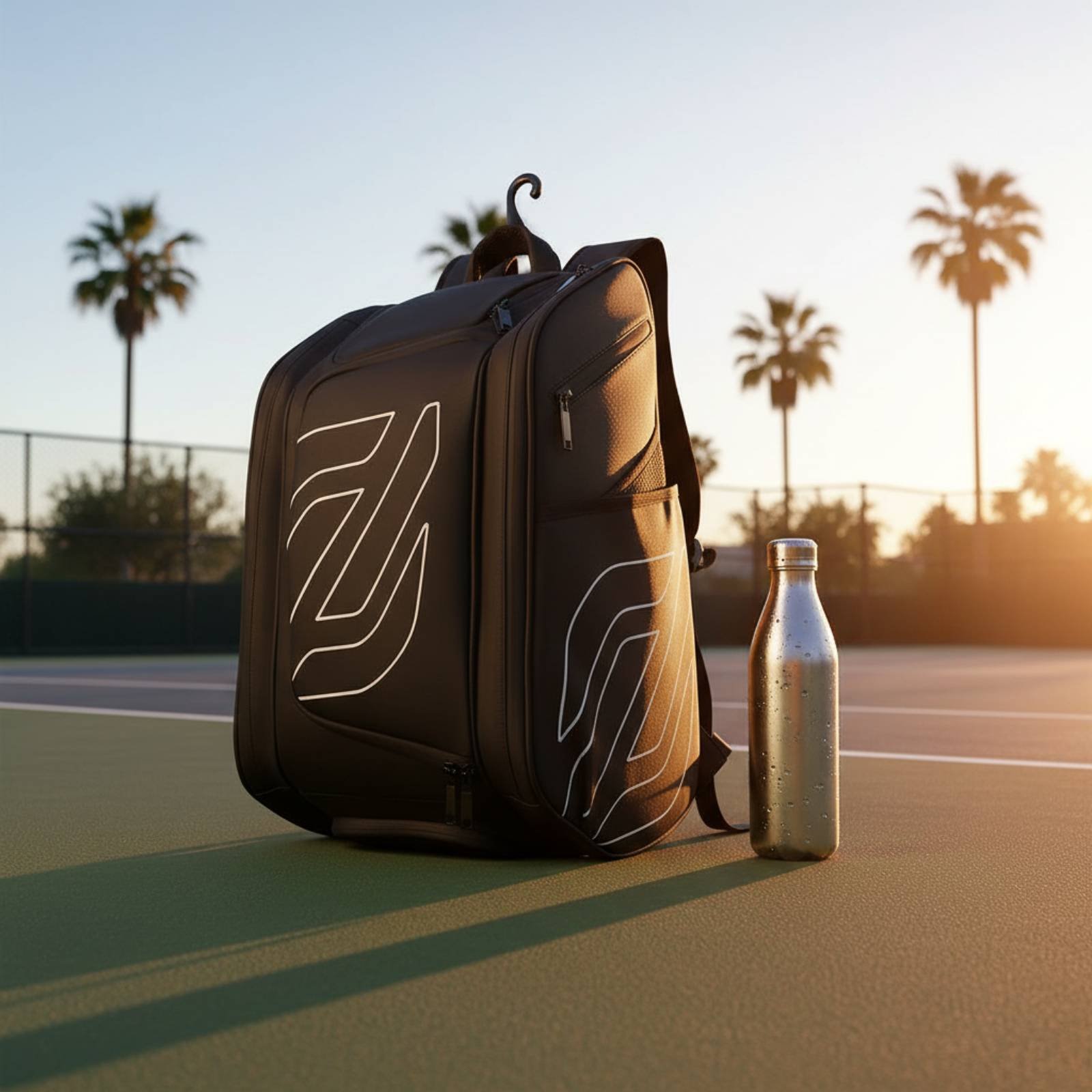 Pickleball Backpack Side Pocke - Badminton Game ulasan dan harga