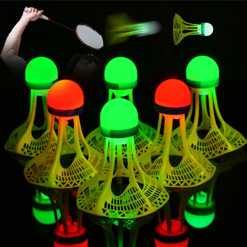 12-1pcs LED Light-up Badminton - Badminton Bwf ulasan dan harga
