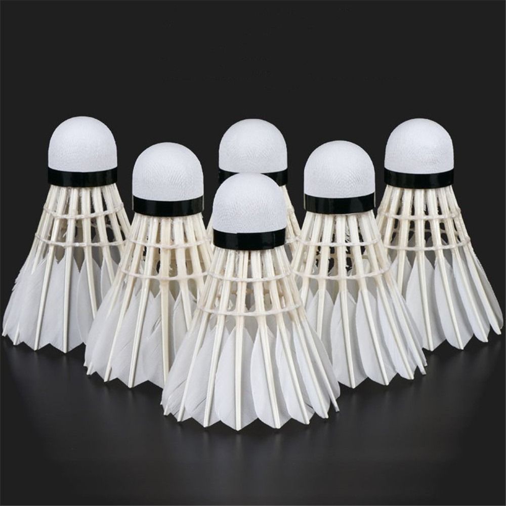 3/6/12Pcs New White Badminton  - Badminton Bwf ulasan dan harga