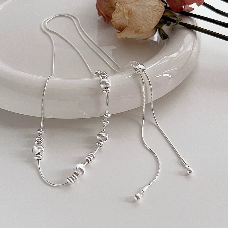 S925 Sterling Silver Necklaces - Badminton Bwf ulasan dan harga