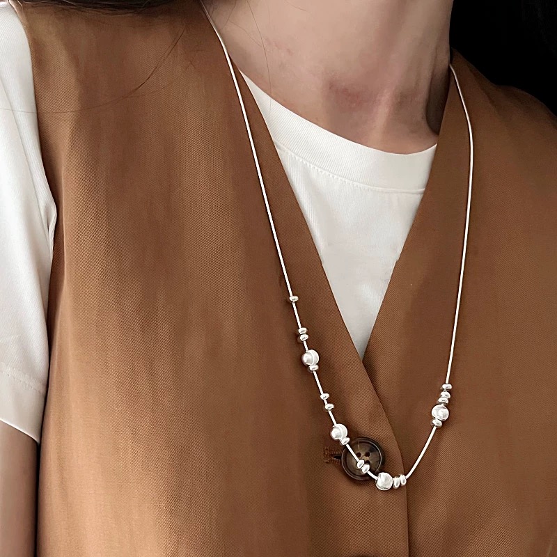 S925 Sterling Silver Necklaces - Badminton Bwf ulasan dan harga