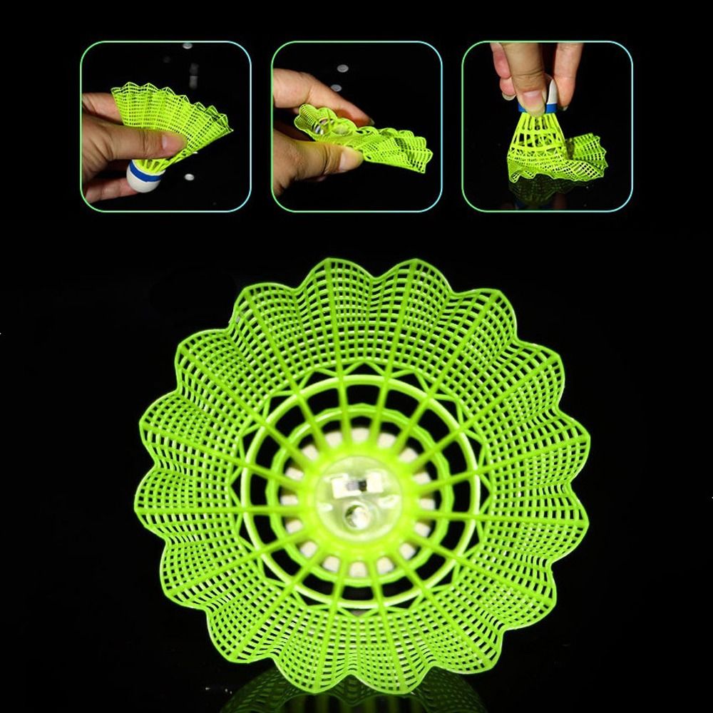 Light-up LED Badminton Glowing - Badminton Bwf ulasan dan harga