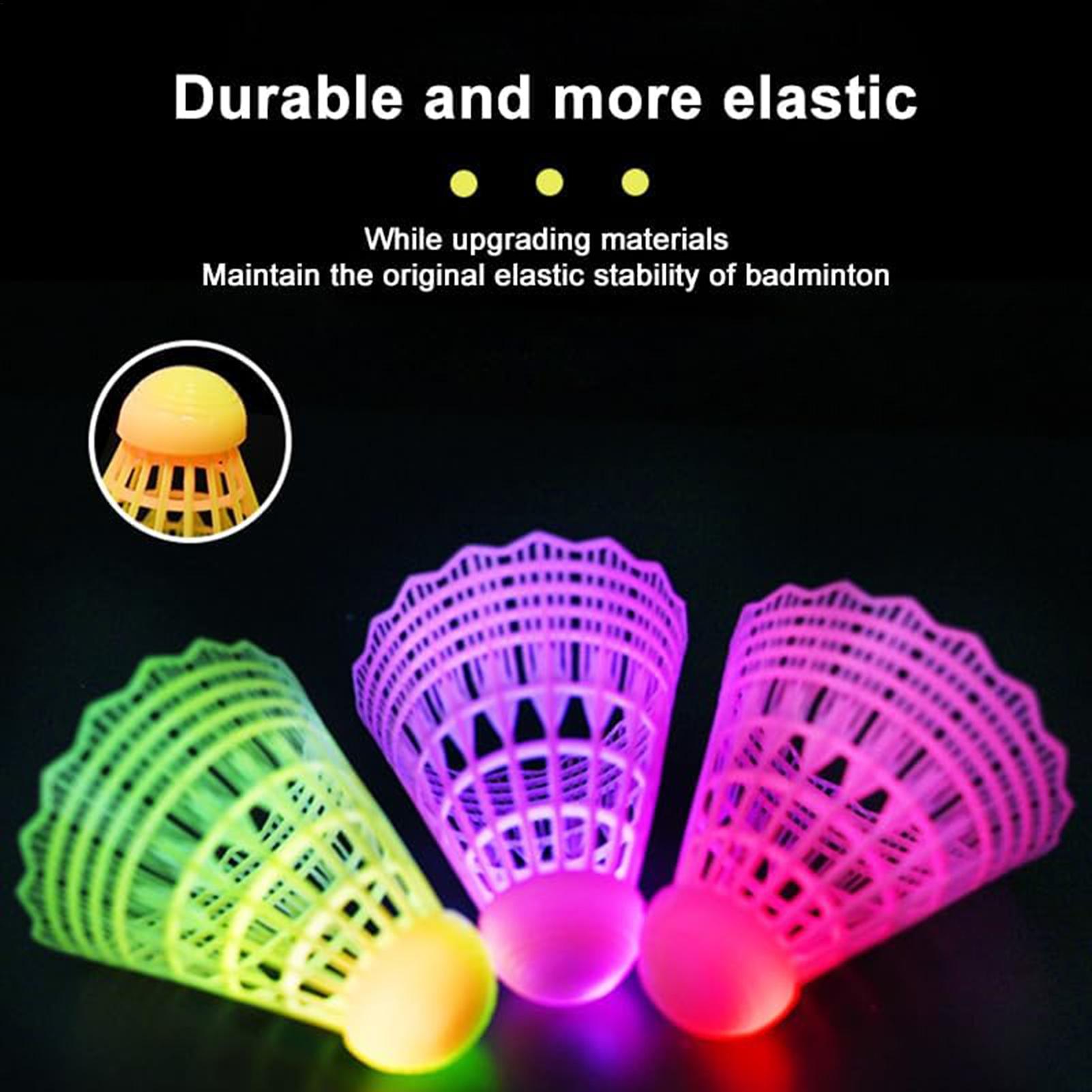 3pcs LED Badminton Shuttlecock - Badminton Bwf ulasan dan harga