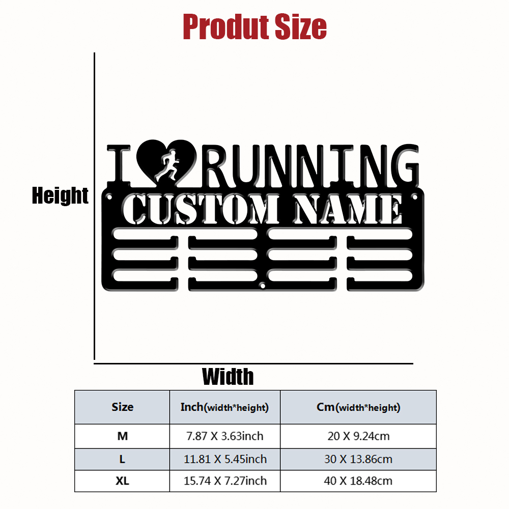 Custom I Love Running Metal Me - Badminton Zone ulasan dan harga