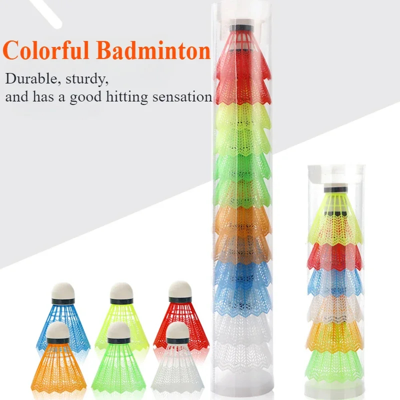 12 Pcs/Set Colorful Shuttlecoc - Badminton Bwf ulasan dan harga