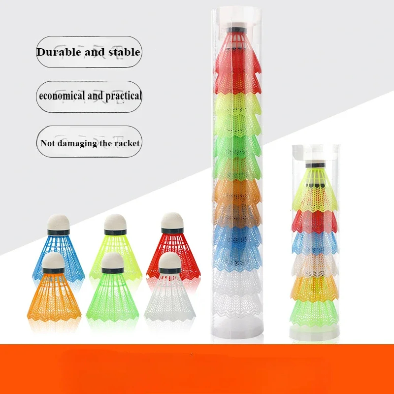 12 Pcs/Set Colorful Shuttlecoc - Badminton Bwf ulasan dan harga