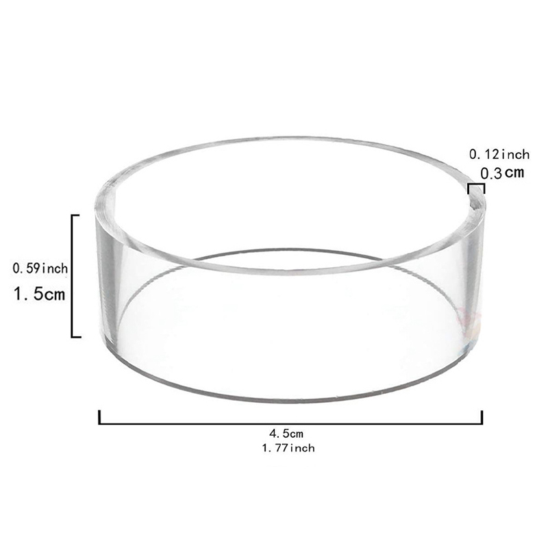 Acrylic Ball Stand Clear Round - Badminton Zone ulasan dan harga
