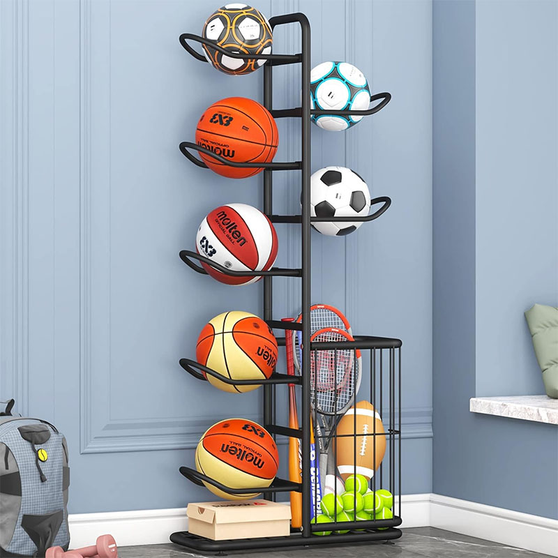 Sports Ball Storage Rack Baske - Badminton Zone ulasan dan harga