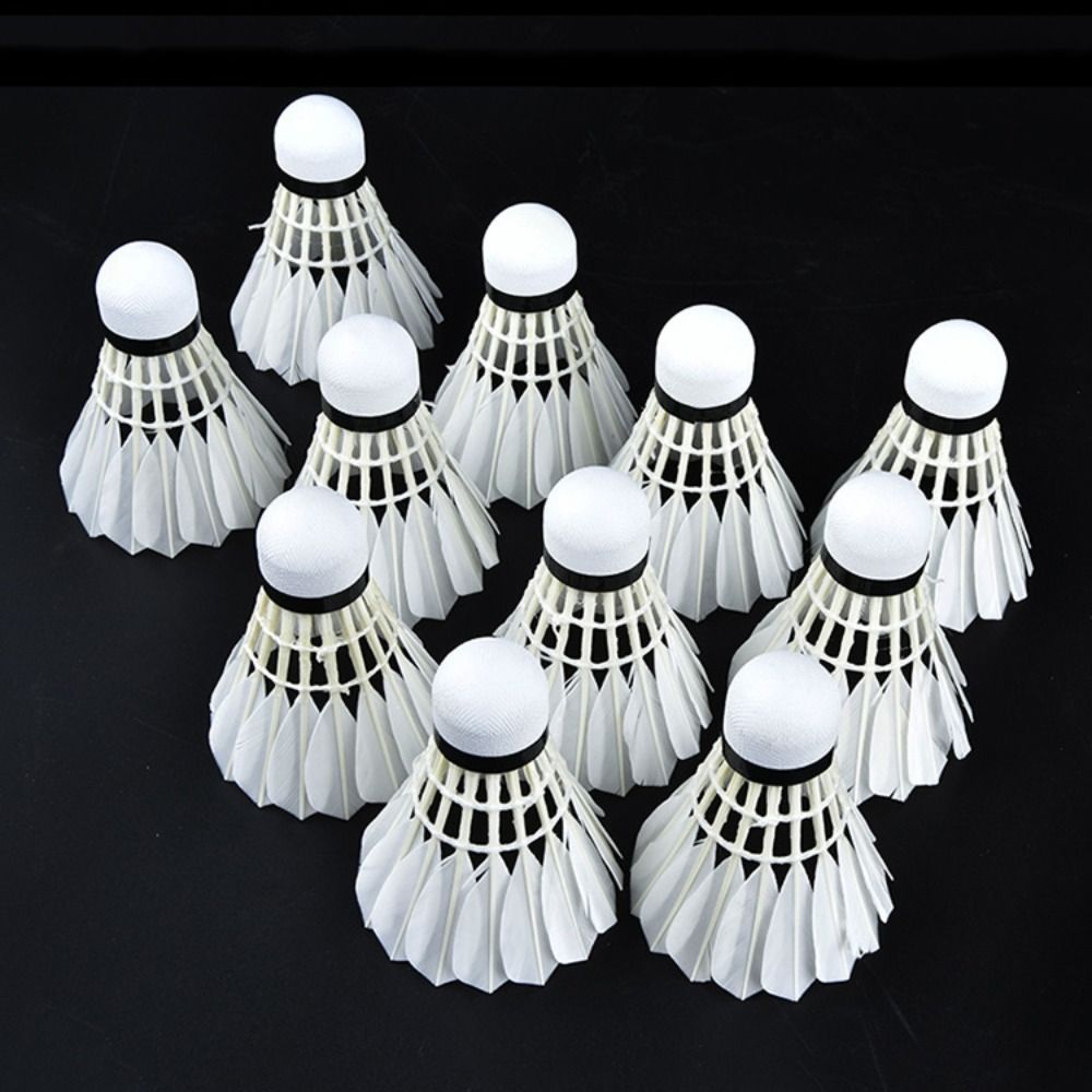 3/6/12Pcs New White Badminton  - Badminton Bwf ulasan dan harga