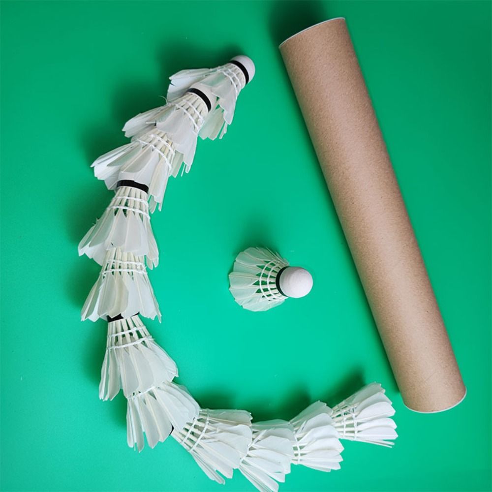 3/6/12Pcs New White Badminton  - Badminton Bwf ulasan dan harga